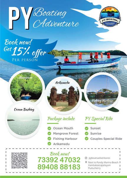 Cover photo of PY BOATS ADVENTURES - Mangrove boating in pondicherry